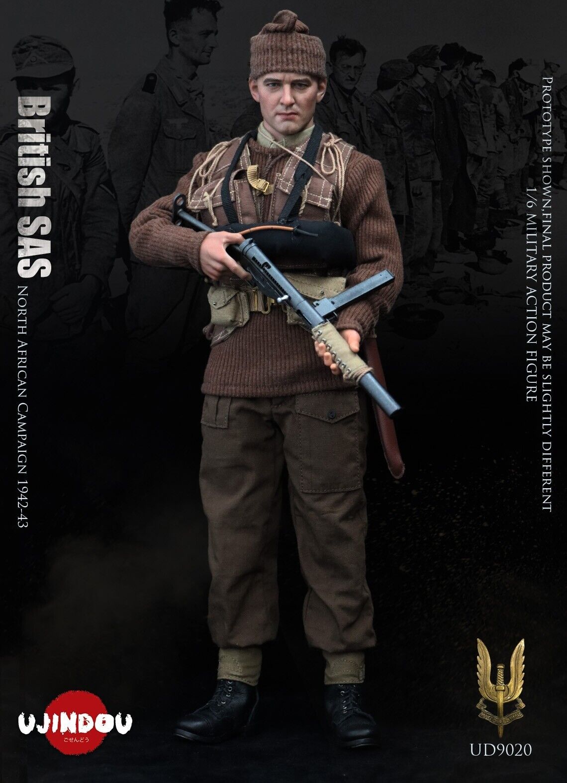 Pedido Figura British SAS - WWII North African Campaign 1942-43 marca Ujindou UD9020 escala 1/6