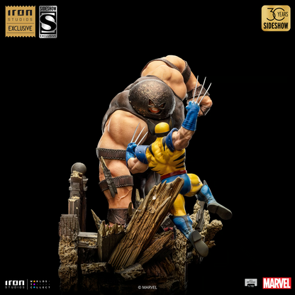 Preventa Estatua Wolverine vs Juggernaut (EXCLUSIVE) (Limited Edition) - X-Men marca Iron Studios escala de arte 1/10