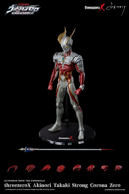 Preventa Figura (limitada) threezeroX Akinori Takaki Strong Corona Zero - Ultraman Zero THE CHRONICLE marca Threezero 3Z0373 escala 1/6