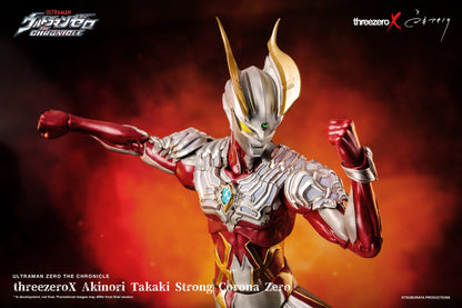 Preventa Figura (limitada) threezeroX Akinori Takaki Strong Corona Zero - Ultraman Zero THE CHRONICLE marca Threezero 3Z0373 escala 1/6