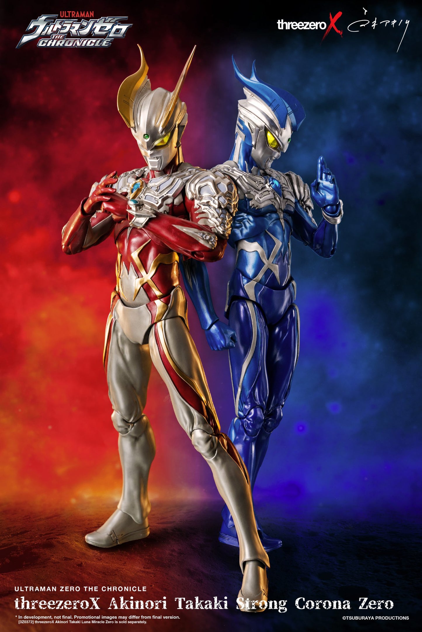 Preventa Figura (limitada) threezeroX Akinori Takaki Strong Corona Zero - Ultraman Zero THE CHRONICLE marca Threezero 3Z0373 escala 1/6