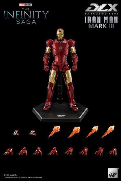 Pedido Figura DLX Iron Man Mark 3 - Avengers: The Infinity Saga marca Threezero 3Z02530H0 escala pequeña 1/12