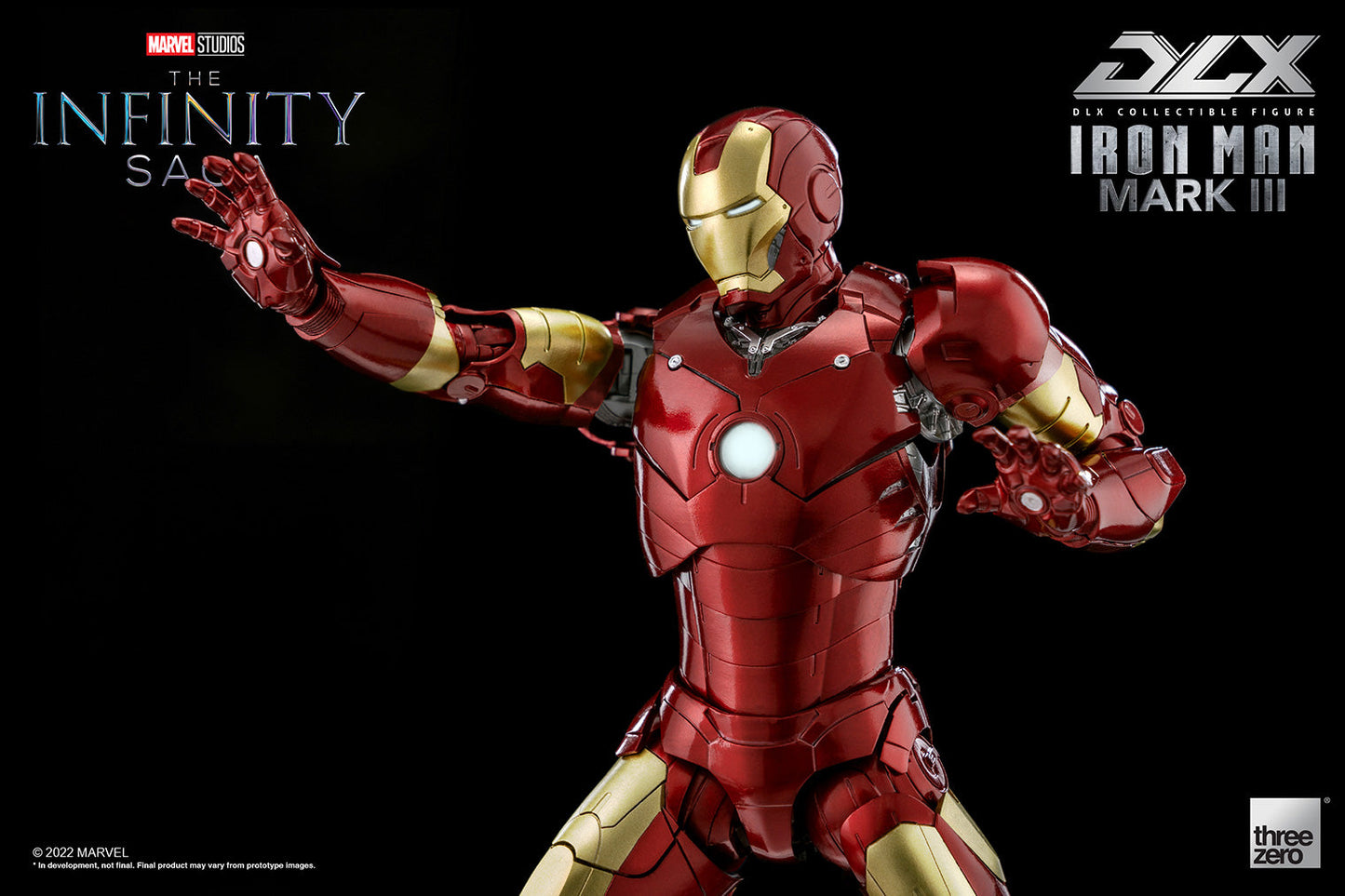 Pedido Figura DLX Iron Man Mark 3 - Avengers: The Infinity Saga marca Threezero 3Z02530H0 escala pequeña 1/12