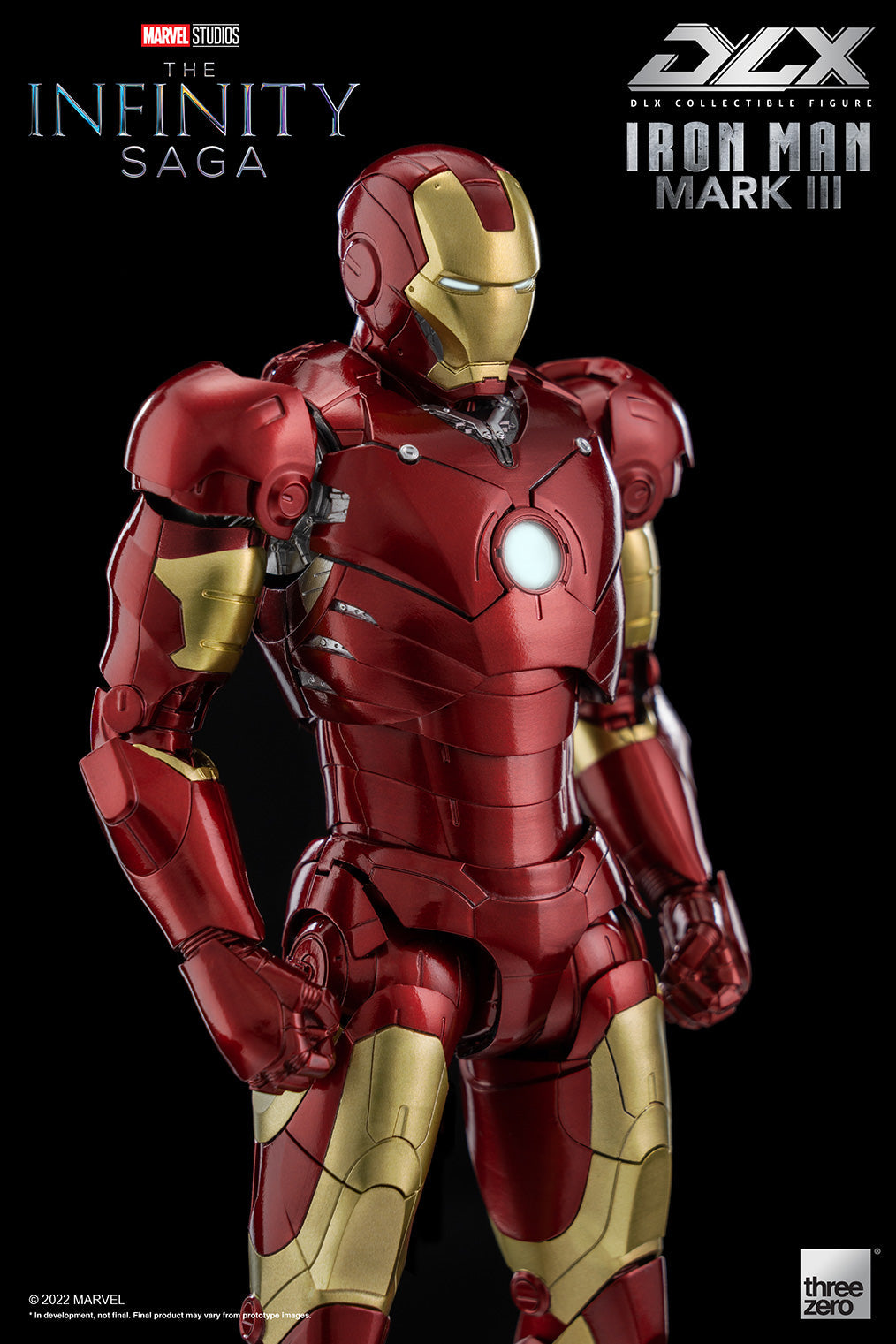 Pedido Figura DLX Iron Man Mark 3 - Avengers: The Infinity Saga marca Threezero 3Z02530H0 escala pequeña 1/12