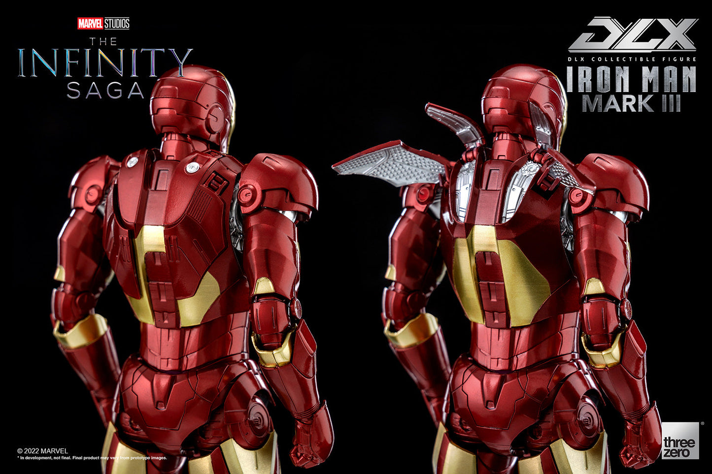 Pedido Figura DLX Iron Man Mark 3 - Avengers: The Infinity Saga marca Threezero 3Z02530H0 escala pequeña 1/12