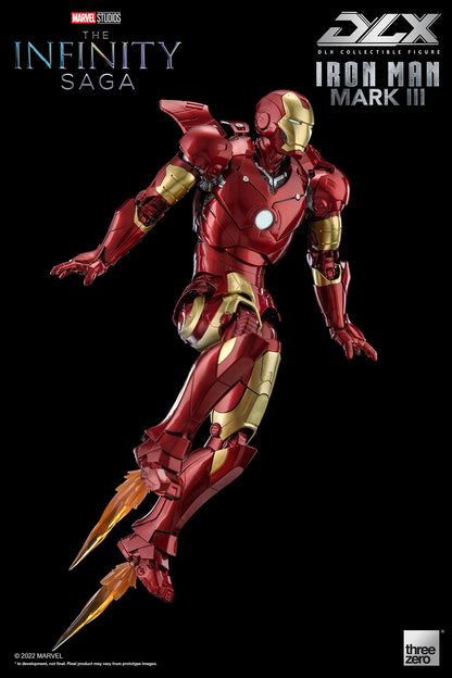 Pedido Figura DLX Iron Man Mark 3 - Avengers: The Infinity Saga marca Threezero 3Z02530H0 escala pequeña 1/12