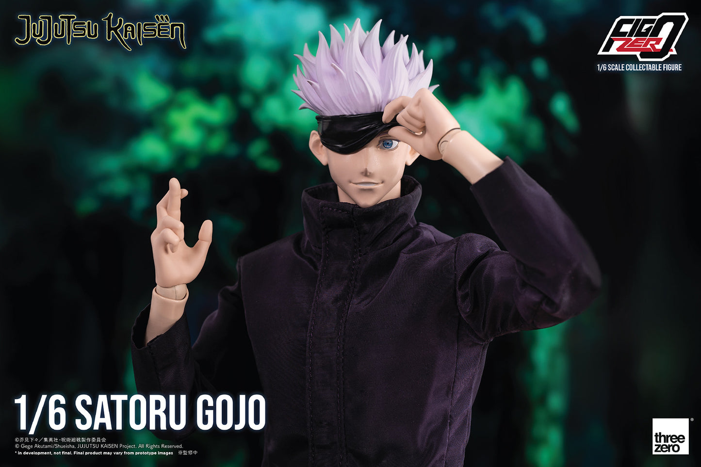 Pedido Figura Satoru Gojo - Jujutsu Kaisen - FigZero marca Threezero 3Z0377 escala 1/6 (relanzamiento)