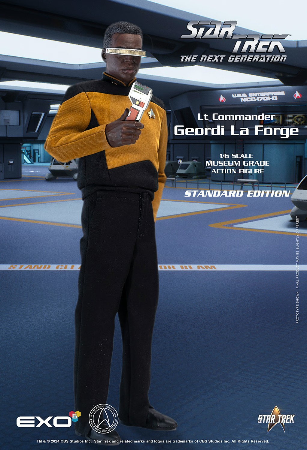 Pedido Figura Lt. Commander Geordi La Forge (Standard version) - Star Trek: The Next Generation marca EXO-6 EXO-01-018S escala 1/6