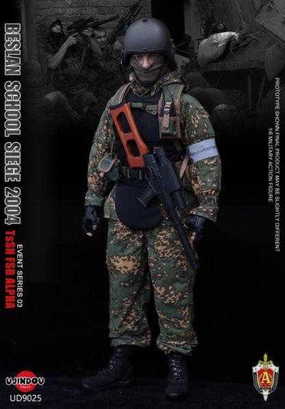 Preventa Figura TsSN FSB Alpha - Beslan School Siege 2004 marca Ujindou UD9025 escala 1/6