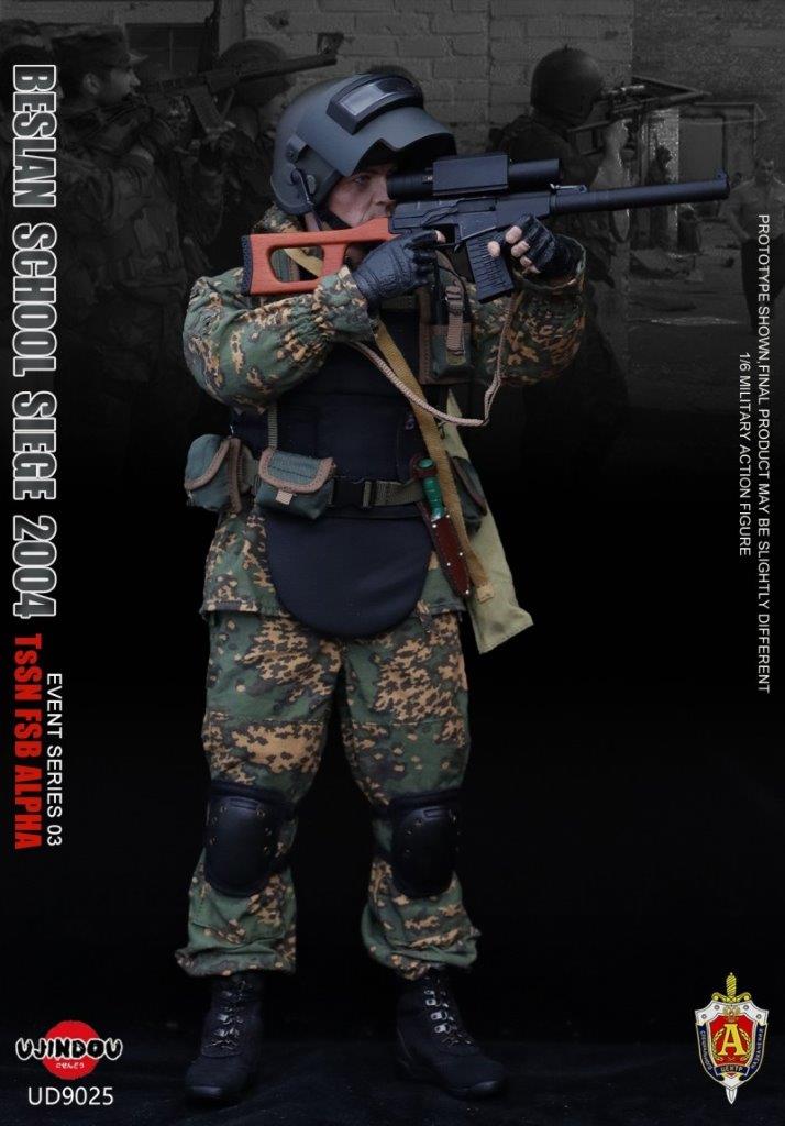 Preventa Figura TsSN FSB Alpha - Beslan School Siege 2004 marca Ujindou UD9025 escala 1/6