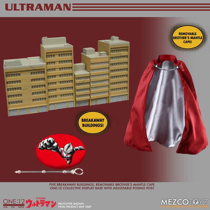 Pedido Figura Ultraman - One:12 Collective marca Mezco Toyz 75550 escala pequeña 1/12