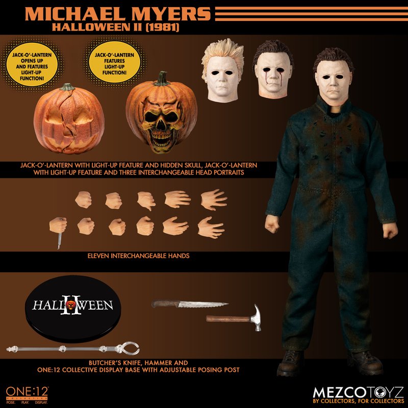 Pedido Figura Michael Myers - Halloween II (1981) - One:12 Collective marca Mezco Toyz 76841 escala pequeña 1/12