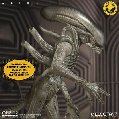 Pedido Figura Alien - Xenomorph Concept Edition Exclusive - One:12 Collective marca Mezco Toyz 76106 escala pequeña 1/12