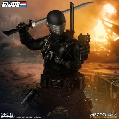 Pedido Figura Snake Eyes - G.I.Joe - Deluxe Edition One:12 Collective marca Mezco Toyz 76391 escala pequeña 1/12