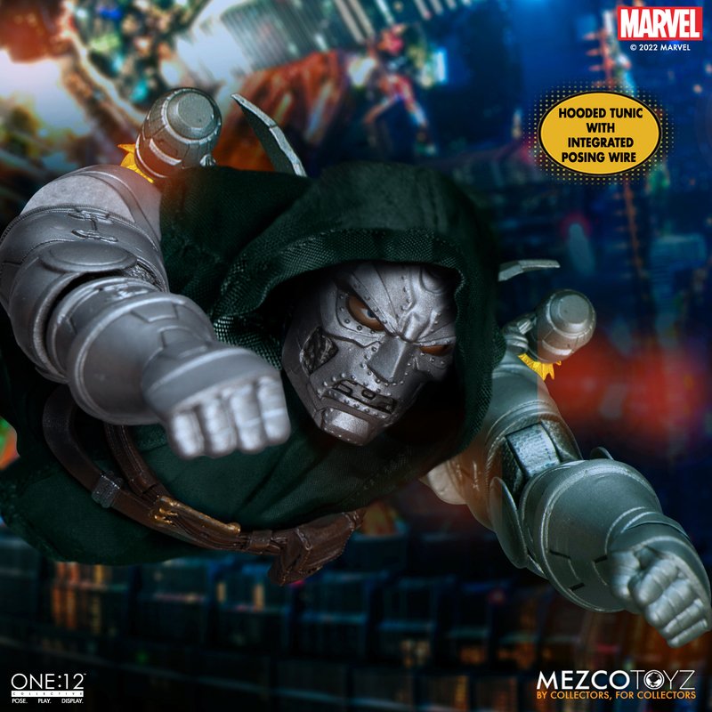 Pedido Figura Doctor Doom - One:12 Collective marca Mezco Toyz 77272 escala pequeña 1/12