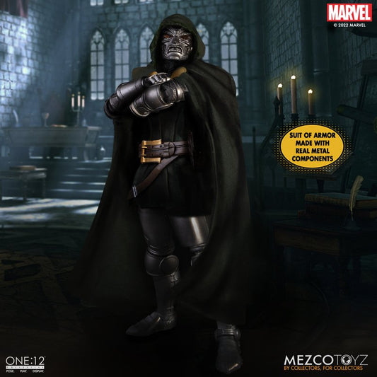 Pedido Figura Doctor Doom - One:12 Collective marca Mezco Toyz 77272 escala pequeña 1/12