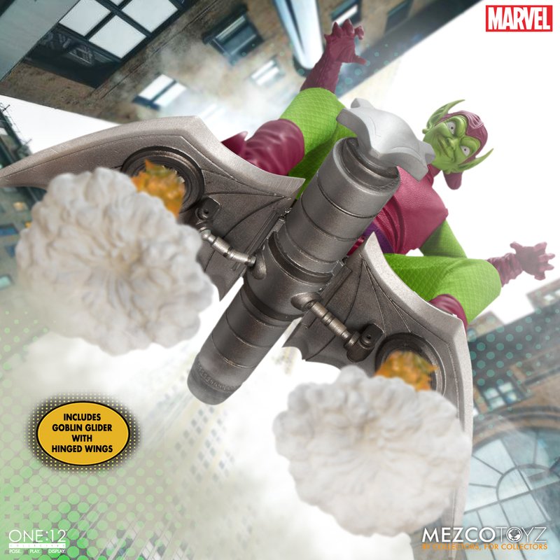 Pedido Figura Green Goblin Deluxe Edition - One:12 Collective marca Mezco Toyz 76464 escala pequeña 1/12