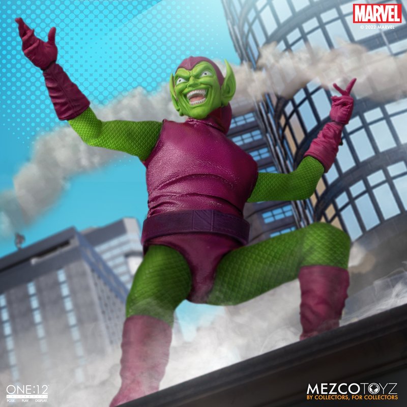 Pedido Figura Green Goblin Deluxe Edition - One:12 Collective marca Mezco Toyz 76464 escala pequeña 1/12