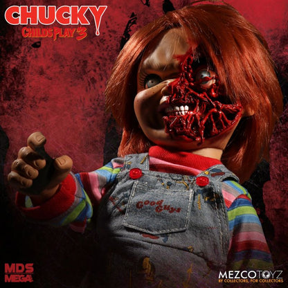 Pedido Figura Pizza Face Chucky (Talking / Parlante) - Child's Play 3 - Mezco Designer Serie marca Mezco Toyz 78020 escala 1/2 (38 cm)