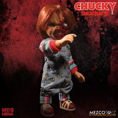 Pedido Figura Pizza Face Chucky (Talking / Parlante) - Child's Play 3 - Mezco Designer Serie marca Mezco Toyz 78020 escala 1/2 (38 cm)