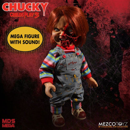 Pedido Figura Pizza Face Chucky (Talking / Parlante) - Child's Play 3 - Mezco Designer Serie marca Mezco Toyz 78020 escala 1/2 (38 cm)