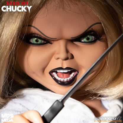 Pedido Figura Tiffany (Talking / Parlante) - Seed of Chucky - Mezco Designer Serie marca Mezco Toyz 78042 escala 1/2 (38 cm)