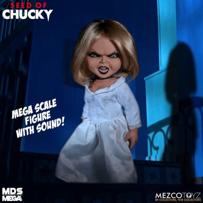 Pedido Figura Tiffany (Talking / Parlante) - Seed of Chucky - Mezco Designer Serie marca Mezco Toyz 78042 escala 1/2 (38 cm)