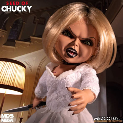 Pedido Figura Tiffany (Talking / Parlante) - Seed of Chucky - Mezco Designer Serie marca Mezco Toyz 78042 escala 1/2 (38 cm)