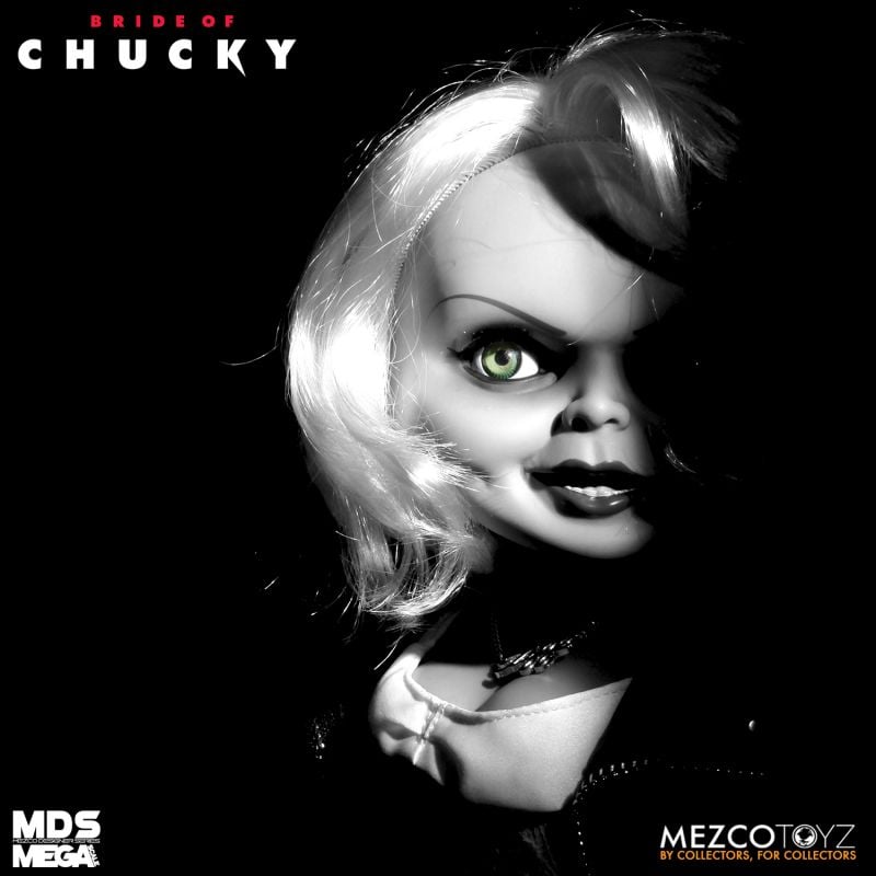 Pedido Figura Tiffany (Talking / Parlante) - Bride of Chucky - Mezco Designer Serie marca Mezco Toyz 78015 escala 1/2 (38 cm)