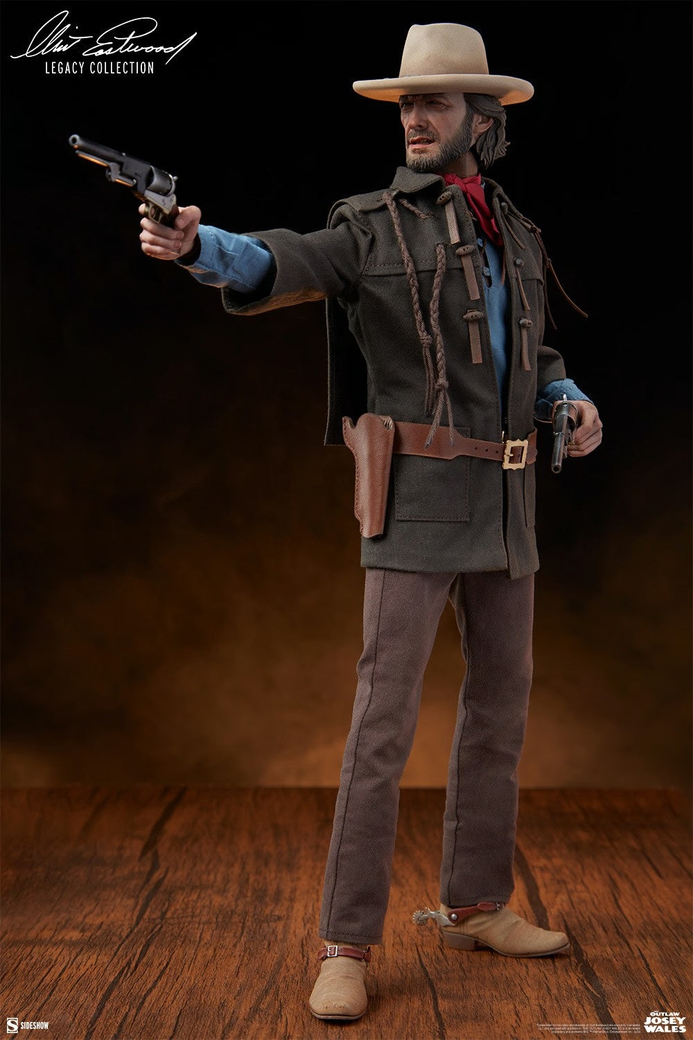 Preventa Figura Josey Wales - The Outlaw Josey Wales marca Sideshow 100454 escala 1/6 (relanzamiento)