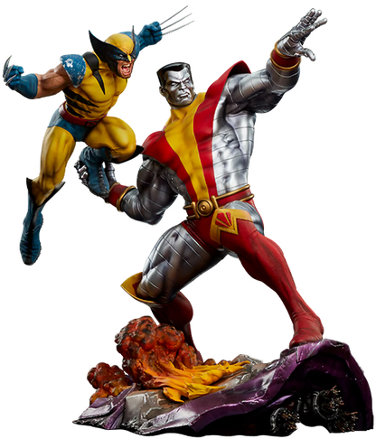 Preventa Estatua Marvel Colossus & Wolverine (Fastball Special) - Premium Format marca Sideshow Collectibles (61 cm)