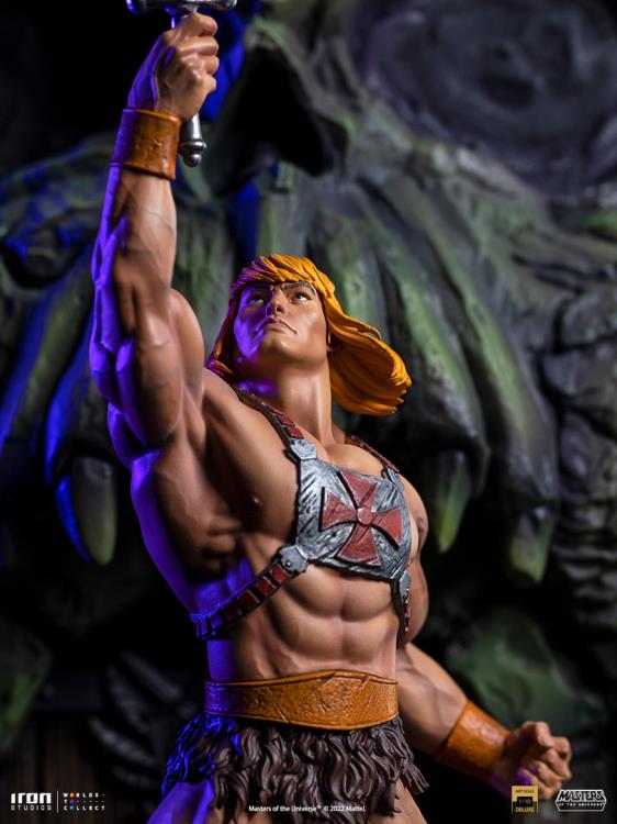 Pedido Estatua He-Man Deluxe - Masters of the Universe - marca Iron Studios escala de arte 1/10