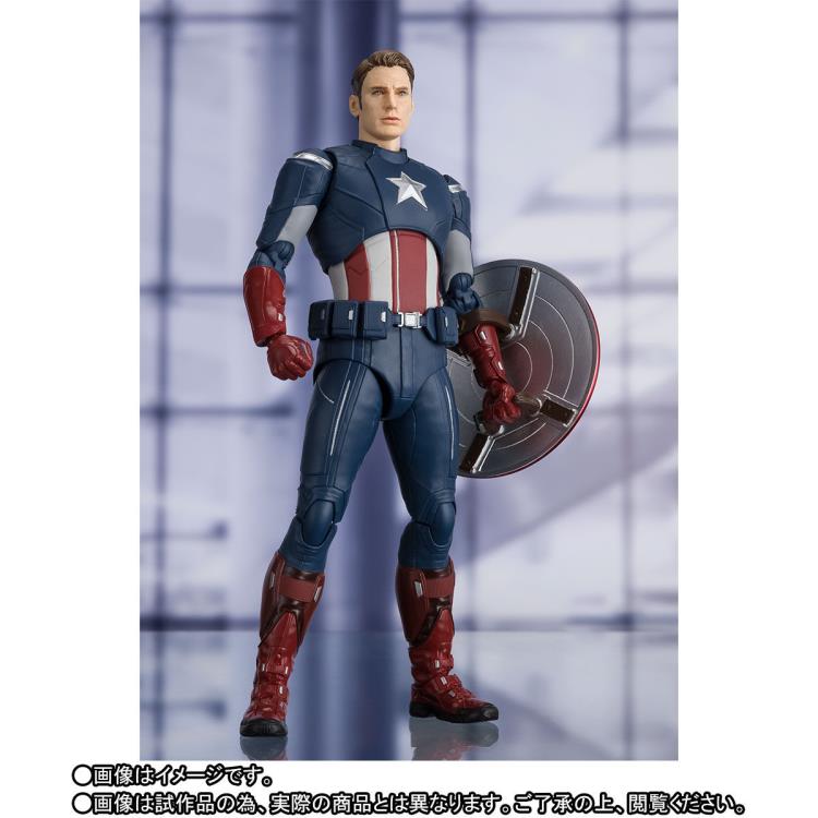 Pedido Figura Captain America (Cap vs. Cap) - Avengers: Endgame - S.H.Figuarts marca Bandai Spirits escala pequeña 1/12