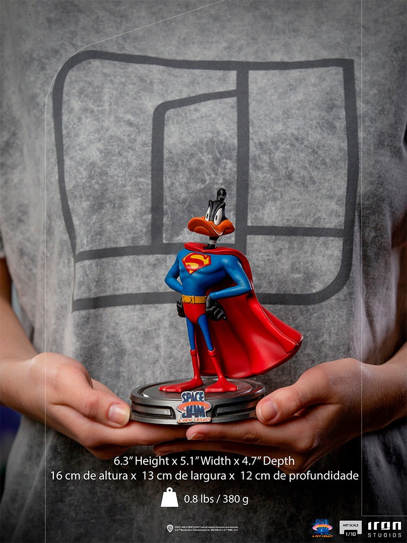 Pedido Estatua Duck Superman - Space Jam: A New Legacy - marca Iron Studios escala de arte 1/10