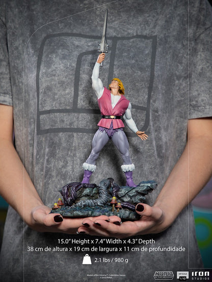 Pedido Estatua Prince Adam - Masters of the Universe - marca Iron Studios escala de arte 1/10