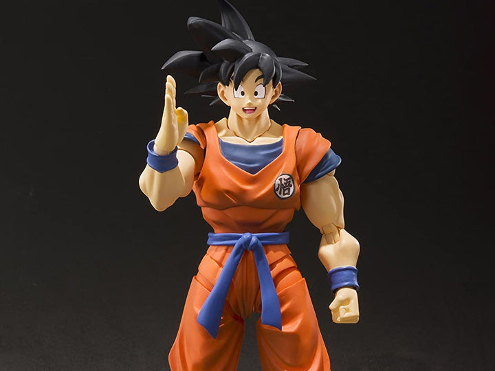 Pedido Figura Goku (A Saiyan Raised On Earth) - Dragon Ball Z - S.H.Figuarts marca Bandai Spirits escala pequeña 1/12