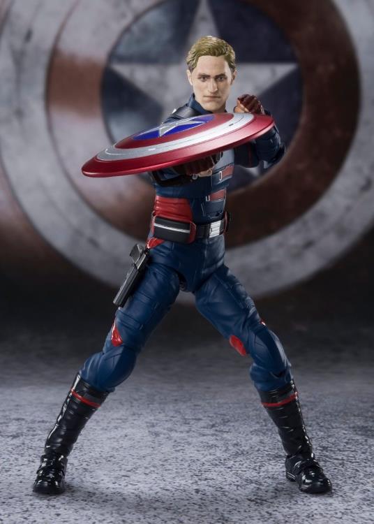 Pedido Figura Captain America (John Walker) - The Falcon and the Winter Soldier - S.H.Figuarts marca Bandai Spirits escala pequeña 1/12