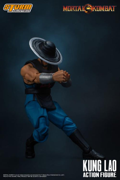 Pedido Figura Kung Lao - Mortal Kombat 2 VS Series marca Storm Collectibles escala pequeña 1/12