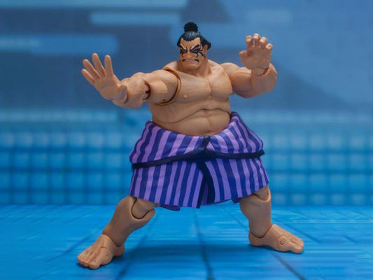 Pedido Figura E. Honda (Nostalgia - Color Azul Exclusivo) - Street Fighter V marca Storm Collectibles escala pequeña 1/12