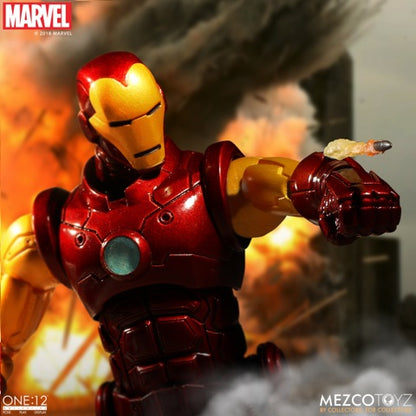 Pedido Figura Iron Man - Marvel - One:12 Collective marca Mezco Toyz escala pequeña 1/12