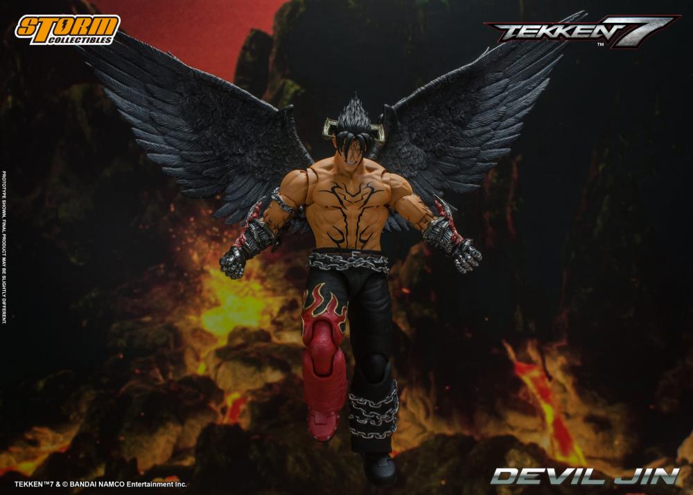 Pedido Figura Devil Jin - Tekken 7 marca Storm Collectibles escala pequeña 1/12