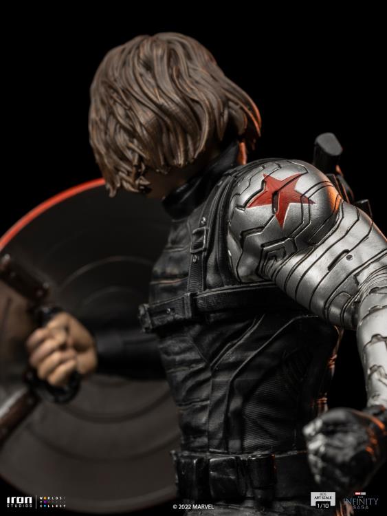 Preventa Estatua Winter Soldier - The Infinity Saga - Battle Diorama Series - marca Iron Studios escala de arte 1/10