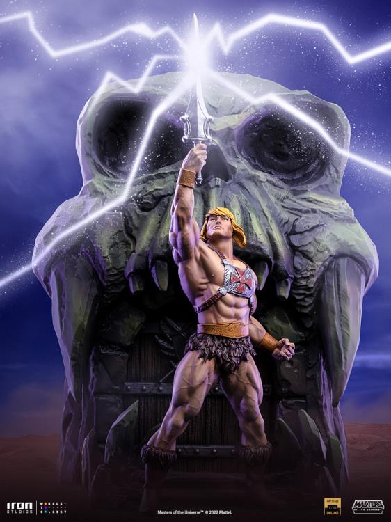 Pedido Estatua He-Man Deluxe - Masters of the Universe - marca Iron Studios escala de arte 1/10