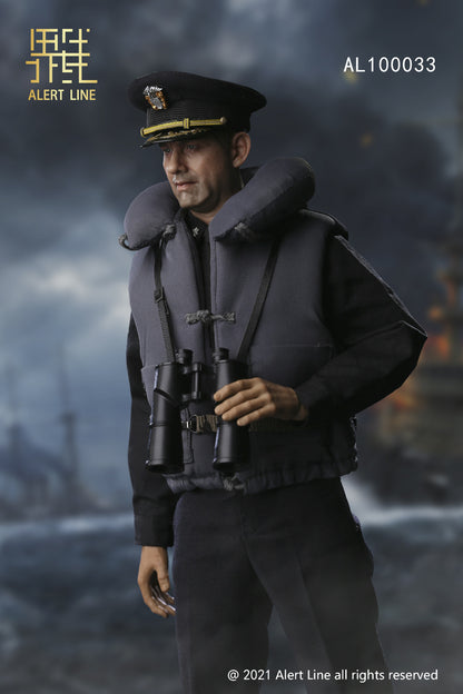 Pedido Figura WWII U.S. NAVY Destroyer Commander marca Alert Line AL100033 escala 1/6