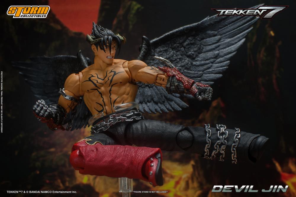 Pedido Figura Devil Jin - Tekken 7 marca Storm Collectibles escala pequeña 1/12