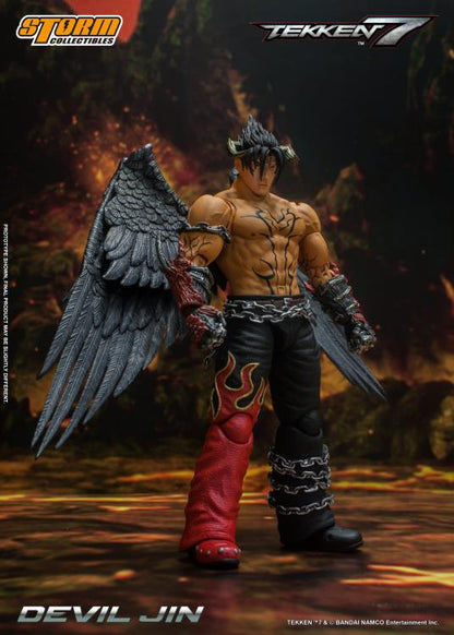 Pedido Figura Devil Jin - Tekken 7 marca Storm Collectibles escala pequeña 1/12