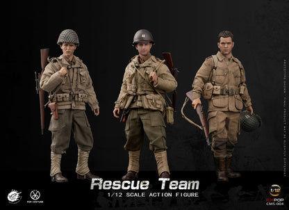 Pedido Figuras WWII US Rescue Squad Team (set triple) marca Poptoys CMS004 escala pequeña 1/12