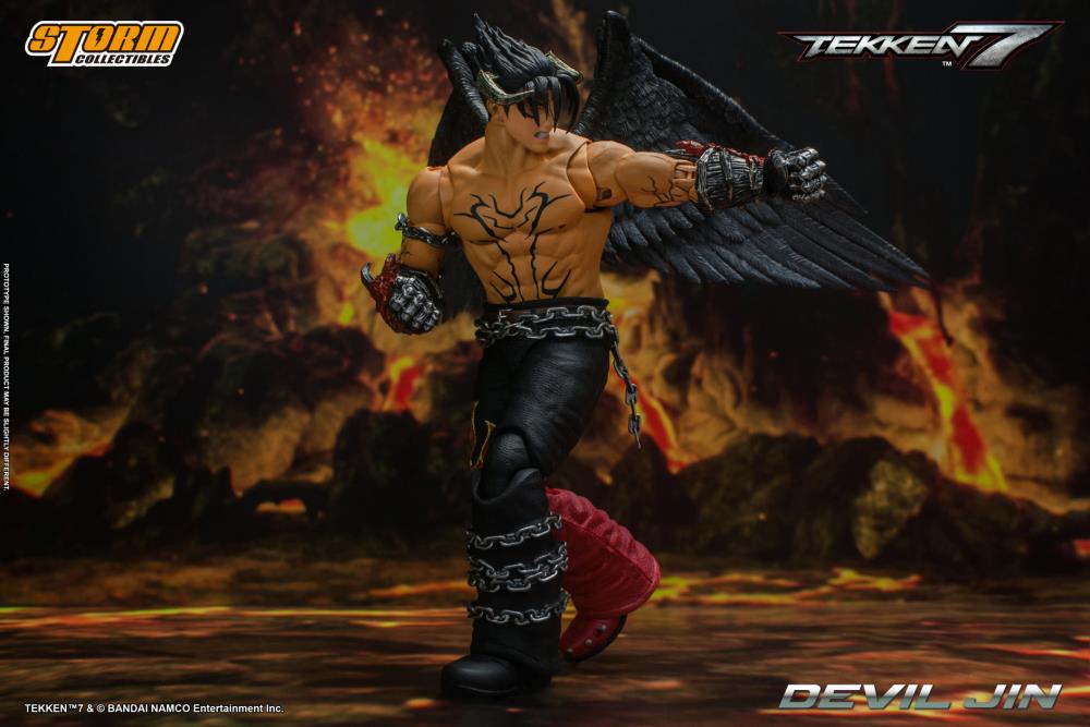 Pedido Figura Devil Jin - Tekken 7 marca Storm Collectibles escala pequeña 1/12