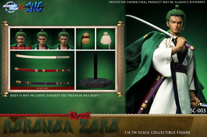 Preventa Set de ropa Roronoa ZORO marca Soosootoys x SNC SC-003 escala 1/6