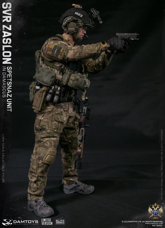 Preventa Figura SVR Zaslon in Damascus (Limited Version) - Russian Spetsnaz Unit marca Damtoys 78093F 1/6 escala 1/6